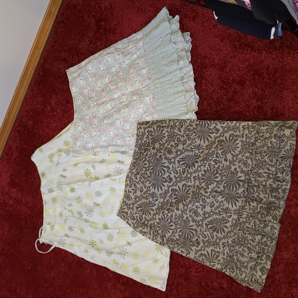 Three Skirt Bundle Size 2 - 8 Green